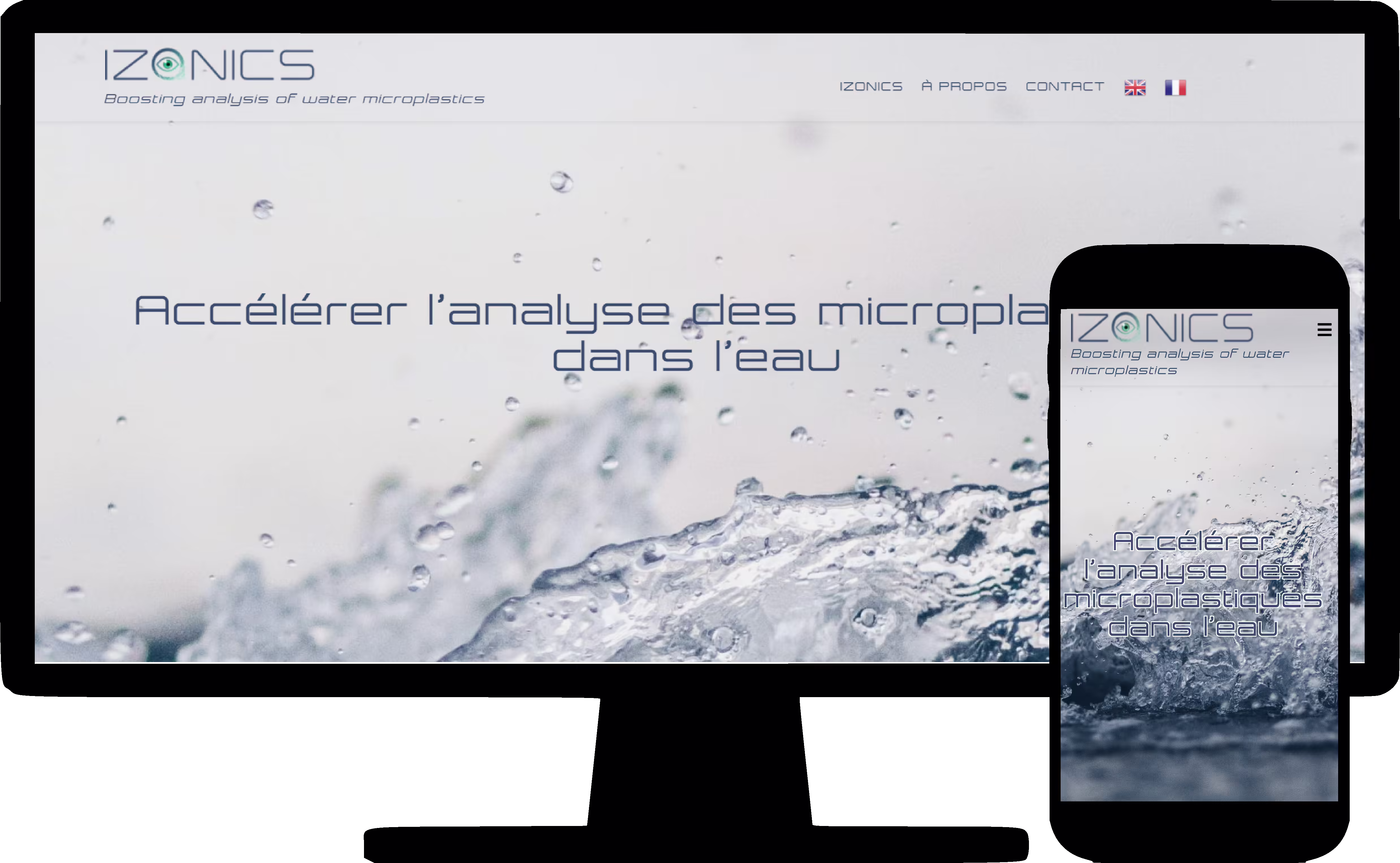 Site web Izonics